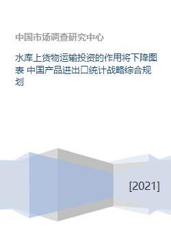 水庫上貨物運輸投資的作用將下降圖表 中國產(chǎn)品進出口統(tǒng)計戰(zhàn)略綜合規(guī)劃